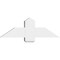 Ekena Millwork Eugene Architectural Grade PVC Gable Bracket, 36"W x 12"H x 6"D x 6"F, 8/12 Pitch GBP036X12X0606EUG00 - alternate 5